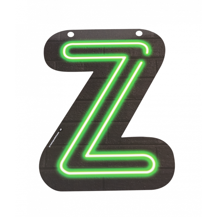 neon-letter-z