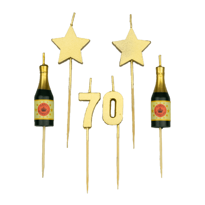 Gold Glitter 70th Birthday Cake Decorations 70th Birthday Candles 70th Cake  Topper with Heart Cupcake Toppers Vintage 1953 Birthday Party Cake on OnBuy